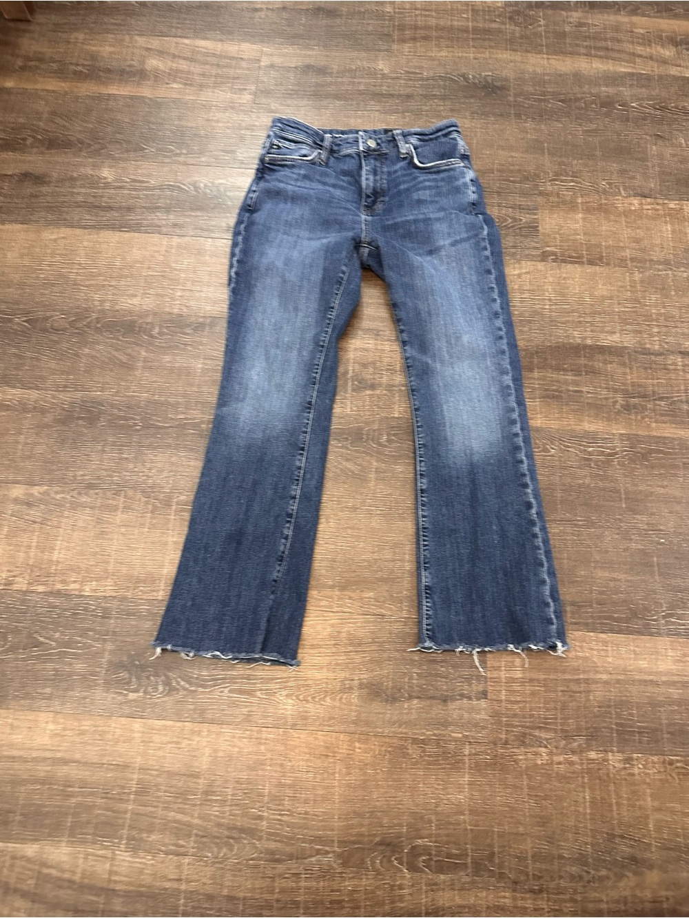 AG Adriano Goldschmied Farrah Boot Crop High Rise Jeans Size 27